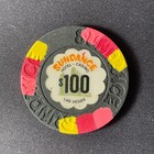 Sundance Las Vegas Nevada  100 Casino Chip 1980 Obsolete Vintage Downtown Poker