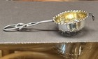 Antique Sterling Silver Howard Individual Overcup Tea Strainer - Gold Wash Bowl