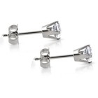 1 Ct  T w  Natural Diamond Round-cut Studs 14k White Or Yellow Gold  i-j i2-3 