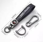 Audi Genuine Leather Keychain Us Seller Free Shipping