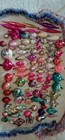 Massive Wholesale Lot Of 90 Vintage Glass Christmas Ornaments Soviet Mid-century