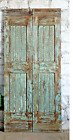 Antique Authentic Double Door Rustic Farmhouse Blue Vintage Barn Door Closet 80