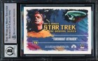 William Shatner Signed 2005 Rittenhouse Star Trek  79 Trading Card Bas Auto 10