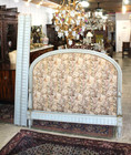 French Antique Upholstered Louis Xvi Queen Size Bed