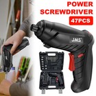 47 In 1 Electric Screwdriver Drill Set Power Tool Rechargeable Wireless Cordless