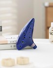 Legend Of Zelda Ocarina Of Time 12 Hole Alto Triforce Link Ocarina Zelda Cosplay