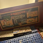 Vintage Erector Set With Miscellaneous Pieces And Parts Including A Electric M