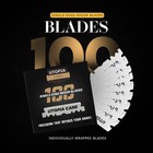 Utopia Care Single Edge Razor Blades stainless 1 Count  pack Of 100   Silver