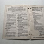1986 Craftsman 16  Scroll Saw Manual Only Model No  113 236110