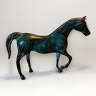 Vintage Bronze Patina Finish Horse Sculpture Statue 8    X 11   