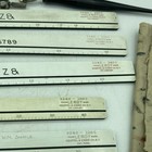 Vintage K e Keuffel   Esser Leroy Lettering Set Wood Case 5 Templates Drafting