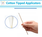 1000 bx Cotton Tipped Applicators 6  Inch  Long Cotton Tipped Wood Swabs Dental