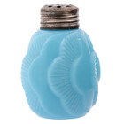 Victorian Era Eapg Dithridge Sunset Blue Glass Single Salt Shaker 3  Tall