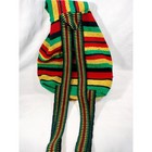 African rasta-style Baja Mexican Drawstring Hippie Daypack backpack