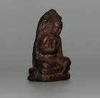 Real Nice Tibet 1800s Old Antique Buddhist Clay Tsa Tsa Buddha Statue Nagarjuna