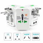 Travel Adaptor Wall Plug Converter 2 Usb Or 1 Usb C Port Worldwide Asia Europe