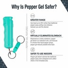 Sabre 2 In 1 Pepper Gel With Keychain Safety Whistle Personal Protection Gel