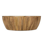 Goa 36 In  Natural Round Wood Top Coffee Table