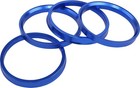 4 Pcs Aluminum Alloy Hub Centric Rings 64 1mm Id To 73 1mm Od Center Bore