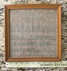 Antique Needlework Sampler Dated 1838 Marriet Matil 11 Years Old Small Stitches