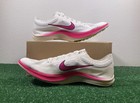 Sz 10 Men - Nike Zoomx Dragonfly White Pink Racing Running Track Spikes Cv0400