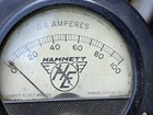 Vintage Hammett Electric Dc Ampere Gauge Dale Instruments