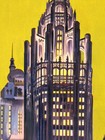 Chicago United Airlines 1950s Classic Vintage Style Travel Poster - 16x24