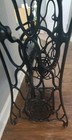 Vintage Singer Treadle Sewing Machine Cast Iron Base Table W  Sewing Head Works 