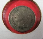 1881 3cn U s  Three Cent Nickel  Circulated  Pleasing Type Coin   625233 