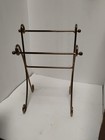 Vintage  Metal Mid Century Modern Freestanding Double Tier Towel Holder 13    H