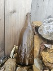 Vintage Yuengling Pottsville Pa Embossed Amber Beer Bottle Glass Bubbles Pre-pro