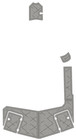Fit For 2005 Larson-225 Lxi Swim Platform Eva Foam Boat Flooring 