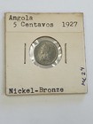 1927 Angola 5 Centavos Nickel-bronze Uncirculated Coin  mc24