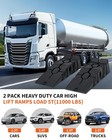 Portable Car Ramps 5 Ton 2pcs Low Profile Service Ramps For Vehicle Maintenance