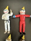 Lot Bundle Of 12 Vintage Jack In The Box Pvc Bendy Toys 