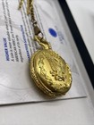 United States Morgan One Dollar Pocket Watch Full Hunter Gold Case Easy Read New