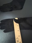 Vtg 50 s-60 s Black Suede Leather Long Opera Cocktail Dress-up Gloves xs s