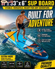 Inflatable Stand Up Paddle Board With Seat  11  X 33  X 6  Ultra-wide 2-in-1 Sup