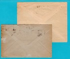 Latvia  2 Covers 1924-29 Riga With Machine Cancels