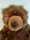 Russ Berrie Timber 4824 Brown Bear Grizzly 12  Long Brown Fuzzy Soft Plush