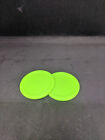 Air Hockey Puck - 2 5  Green - Dynamo - 2 Pack