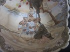 Japanese Satsuma Style Raised Decoration Landscape Bowl Art Pottery - 8  Wide