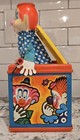 Vintage 1976 Mattel Jack In The Music Box Clown Toy Pop Goes The Weasel Usa