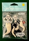 Jolee   s Wrapped Halloween Spooky Mummy Ghosts Set Of 5 Pieces Scrapbooking