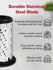 Gdl Cheese Grater Hand Crank  Kitchen Rotary Handheld  Black 