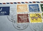 Ireland 1970 Air Mail Irish Definitive Series Ancient Drawings 6 Stamps Cover