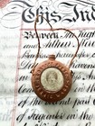 Antique Miniature Jennie Wade Gettysburg Souvenir Battlefield Clay Canteen