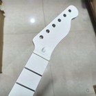 White Gloss Electric Guitar Neck Part 22 Fret 25 5 Inch Maple Fingerboard Diy