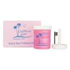 Caribbean Gem Jewelry Cleaner Solution 8 Oz With Basket  Brush   Polishing Cloth