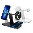 4 In 1 Magnetic Wireless Charger Stand For Iwatch Ultra Apple Air Pods Iphone 15